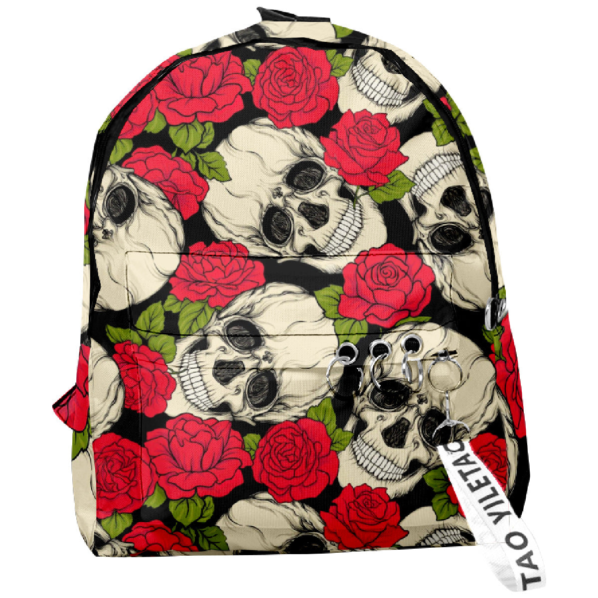 Wholesale 2023 Summer New Flower Skull Oxford Backpack